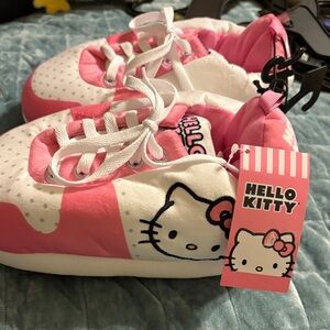 Hello Kitty Pink and White Slippers for Kids